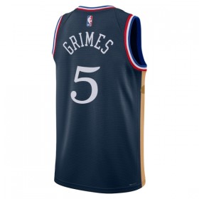 Muške NBA Dres Philadelphia 76ers Quentin Grimes Nike 2025-26 City Edition Navy Swingman